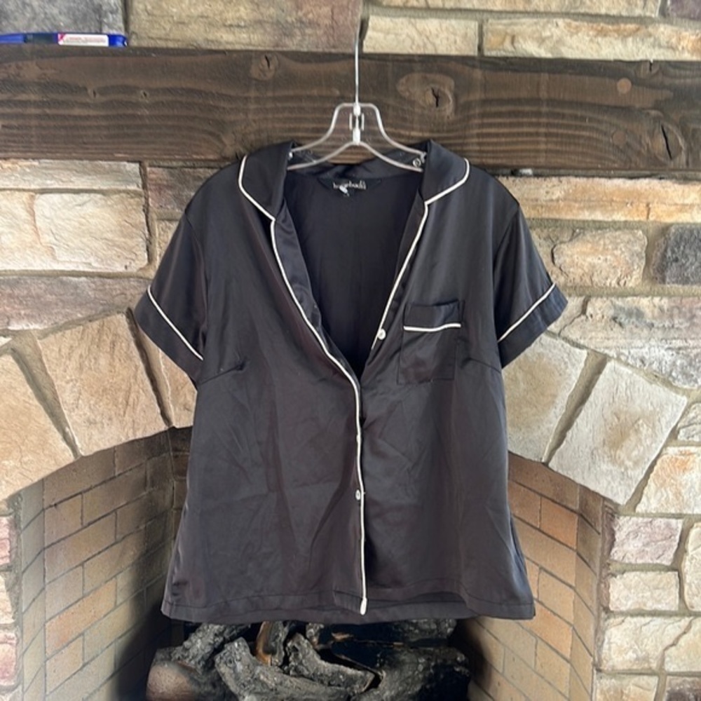 Homebodii Short Sleeve Top Black M - Picture 2 of 5